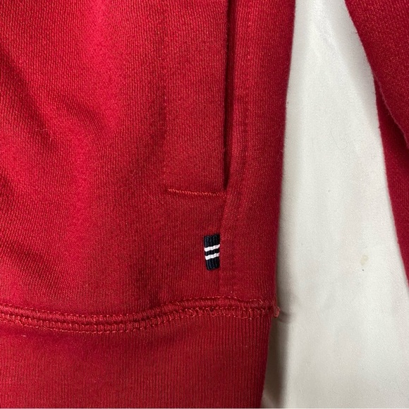 Nautica Sweater Red & Blue 1/4 Zip Pullover Sailing Jacket Preppy Sweater XL - Picture 6 of 10